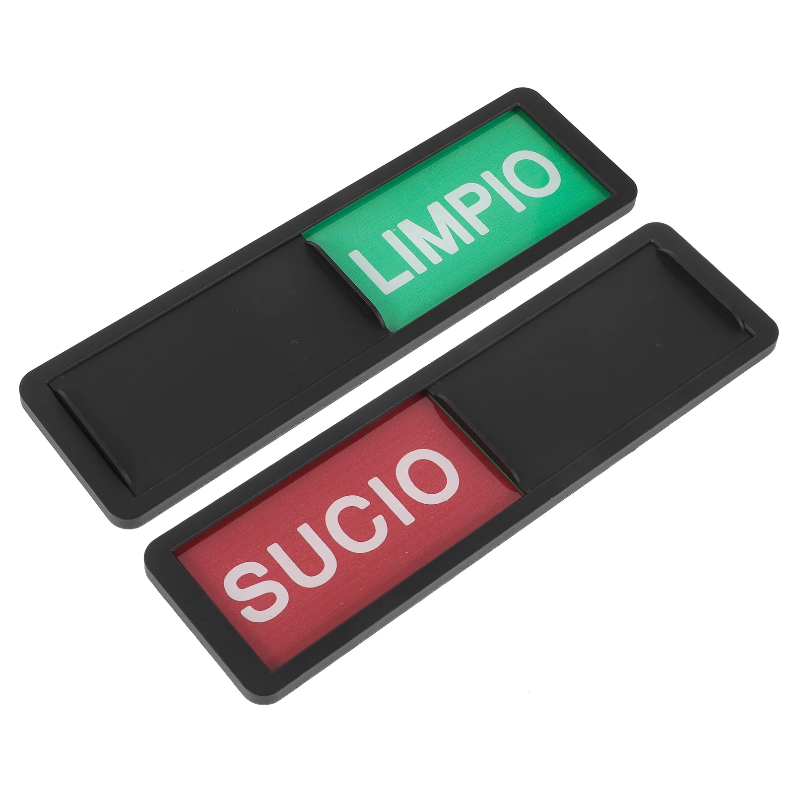 2Pcs Magnetic Clean Dirty Sign for Dishwasher Hotel Room Laundry Area Quick Slide Label Easy Install Adhesive Backing