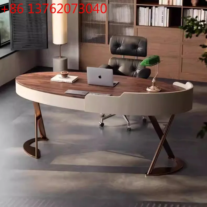 

Italian minimalist walnut wood writing desk room offices office desks and workstations computer desk Room desks office furniture