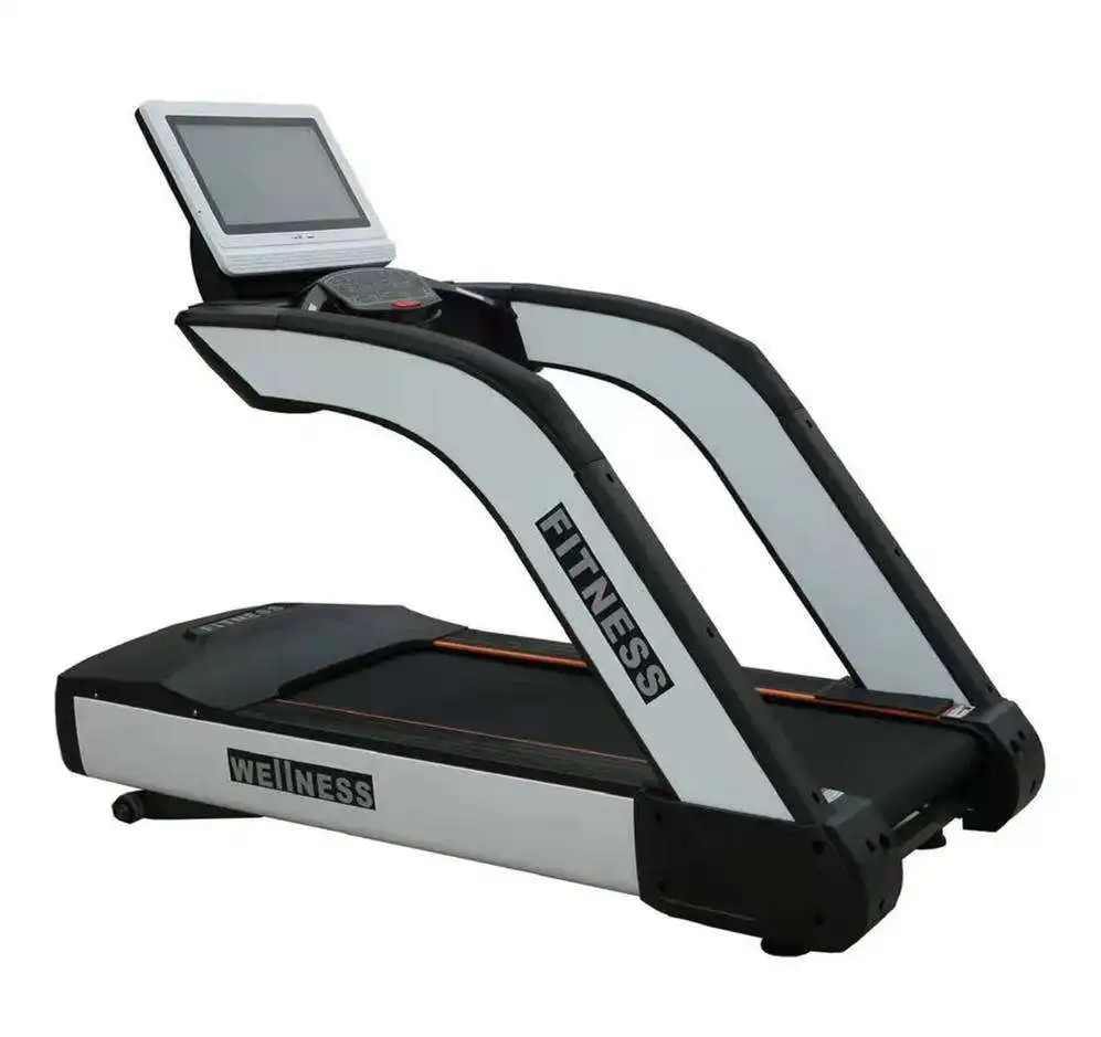 Professional Multi-Functional Gym Treadmill LCD Screen Wireless Heart Rate Test Electric Driving Displays Calorie Elliptical