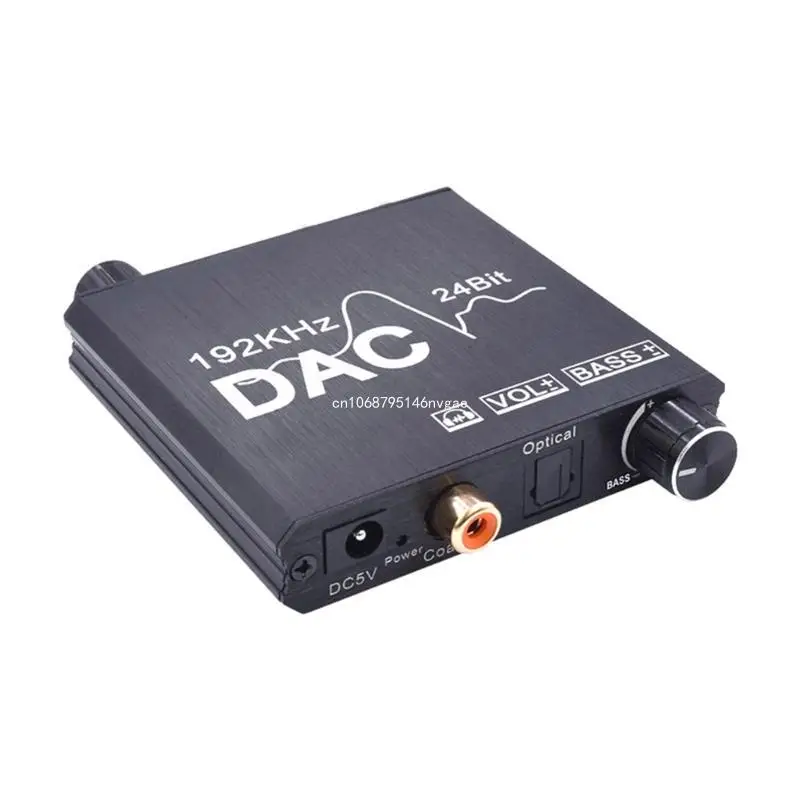 DAC- Digital SPDIF 3..5 Optical to Analog L/R RCA Converter Optical to 3.5mm New Dropship