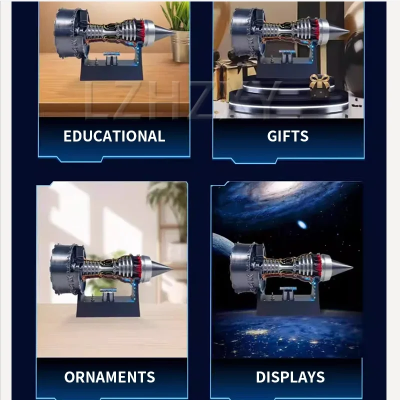 

A380/TR900 Turbofan Engine Model | Aircraft Engine Display | Aircraft Engin e DIY Model Kit | 1:25 Scale Engine Model