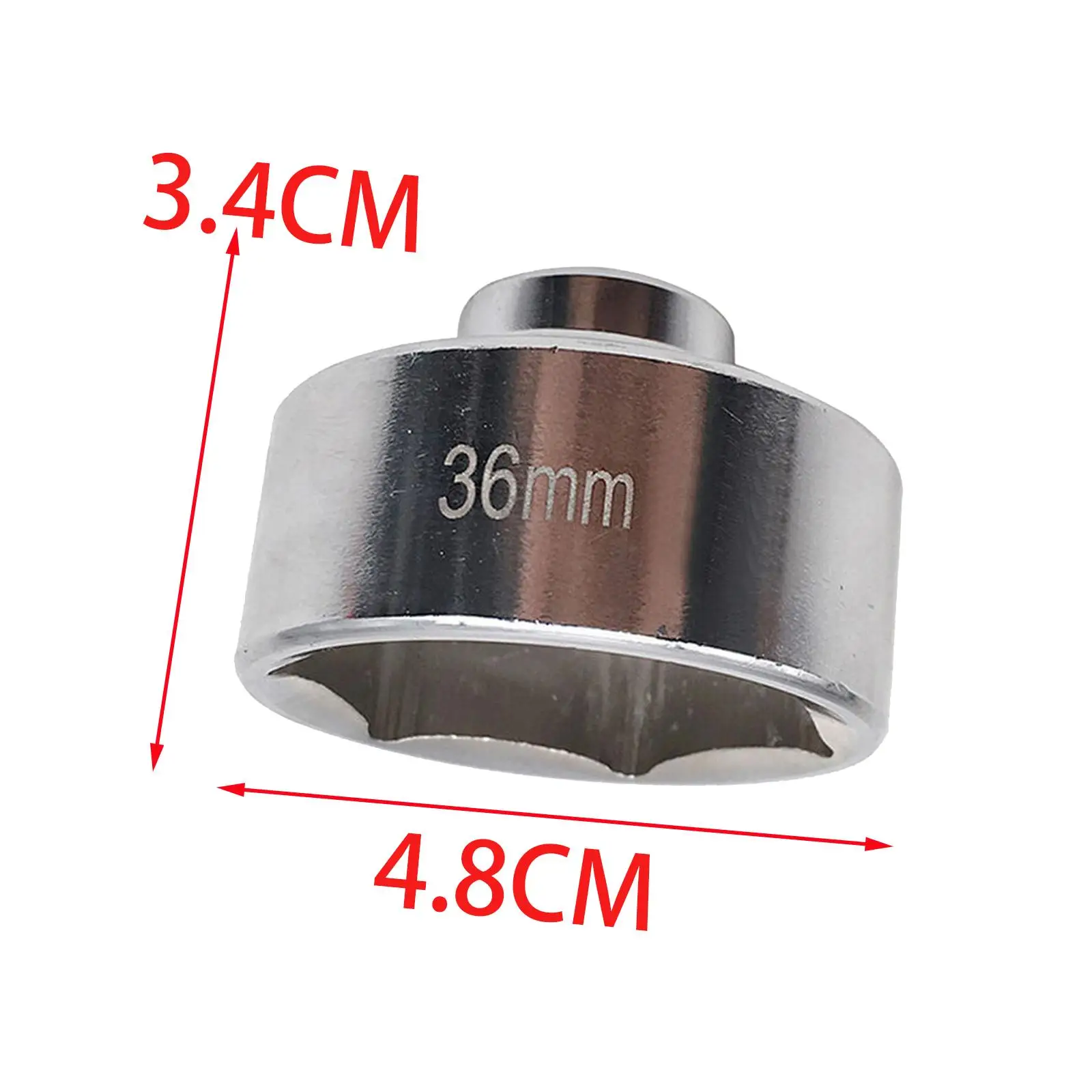 36mm Remove Canister Housing Tool High Performance Premium Oil Filter Socket Oil Filter Wrench Tool for Ford Low Profile