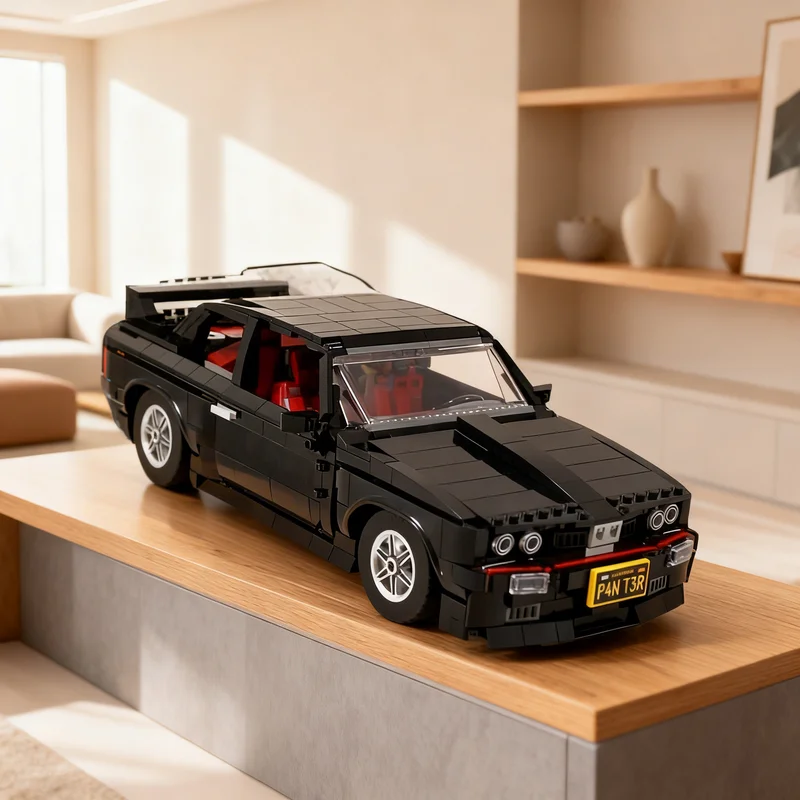 

1270 деталей MOC BMWedd M3 E30 2-в-1: купе и кабриолет, модель автомобиля, конструктор, креативный подарок, DIY, декор для витрины, для взрослых