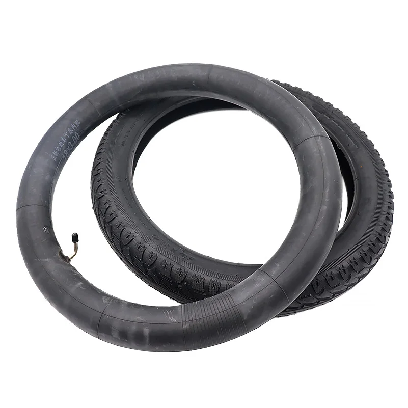 18x3.0 76-355 tire with curved valve inner tube suitable for 18 inch electric vehicle  tricycle   offroad