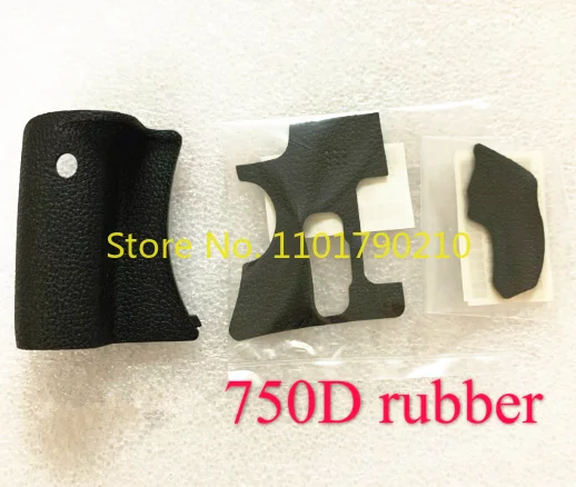 Para Canon 750D cubierta de cuero embellecedor de cámara cuero exterior goma cuero nuevo punto