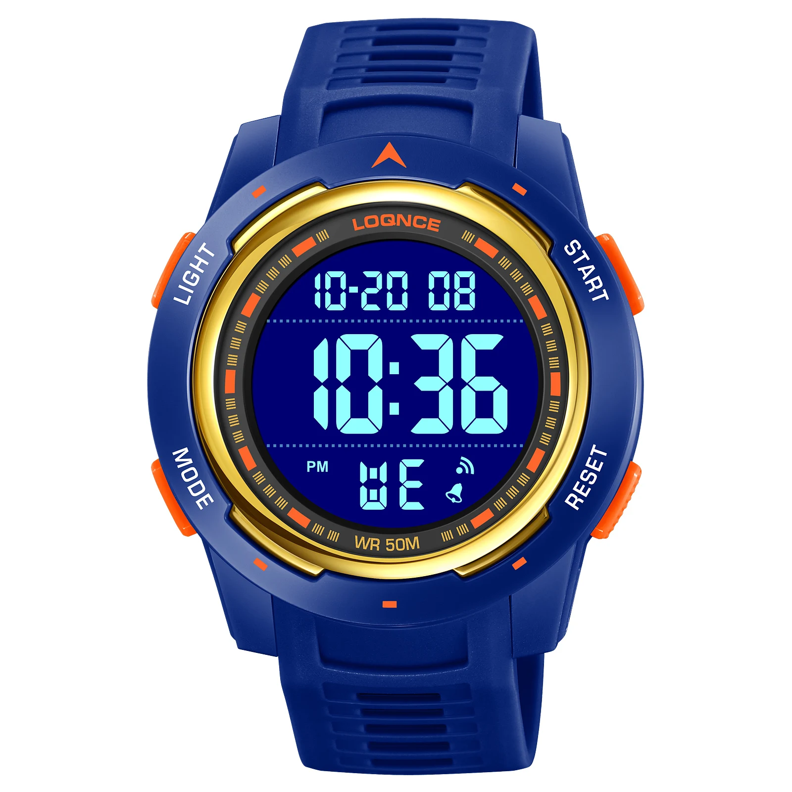 

Часы OEM LOQNCE 98008, высококачественные мужские кварцевые часы с цифровым механизмом, студенческие спортивные часы Relojes