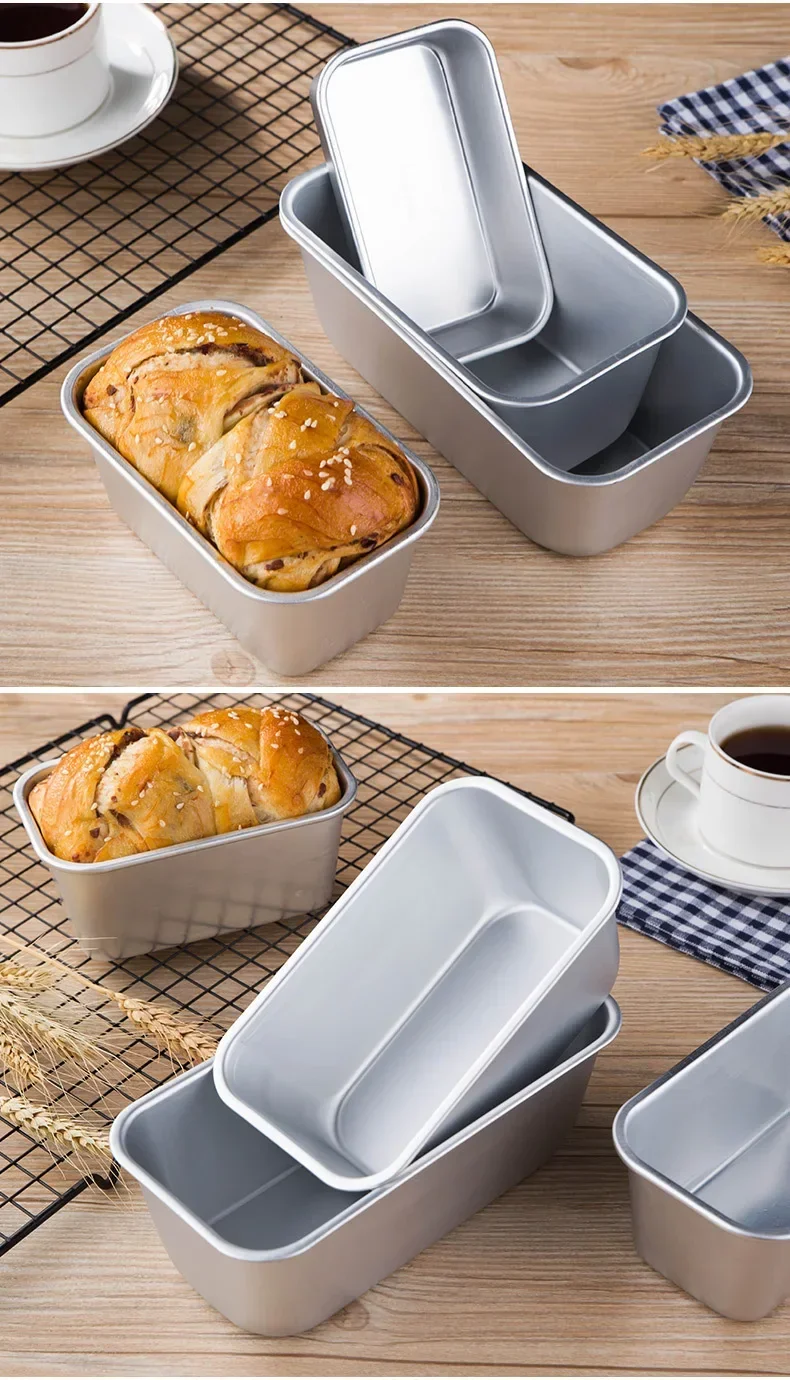 Rechteckige Brotform aus Kohlenstoffstahl, antihaftbeschichtet, Kuchenform, Mini-Toastform, Kuchen-Backblech, Kastenform, Küche, Backwerkzeuge, Backformen – Detail 1