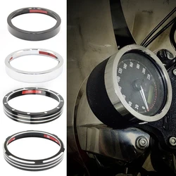 Motorcycle Black Speedometer Trim Bezel Cover Billet CNC Cut For Harley Sportster 883 1200 XL XR Iron Dyna Stree Bob Low Rider