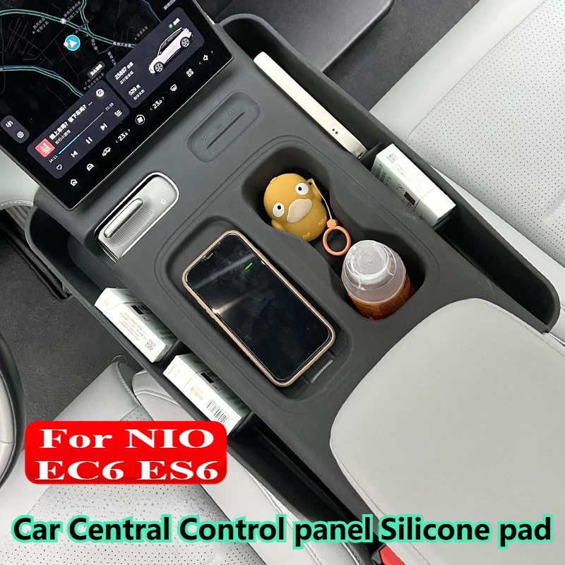 For NIO EC6 ES6 Car Central Control panel Silicone pad gear button paste anti-scratch dust interior special protection