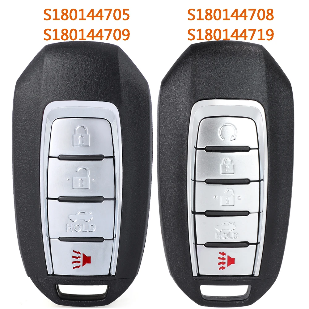 

DIYKEY S180144708 S180144705 S180144719 S180144709 Remote Key Fob for Infiniti QX60 2019 2020 2021 2022 2023 2024 2025 433MHz