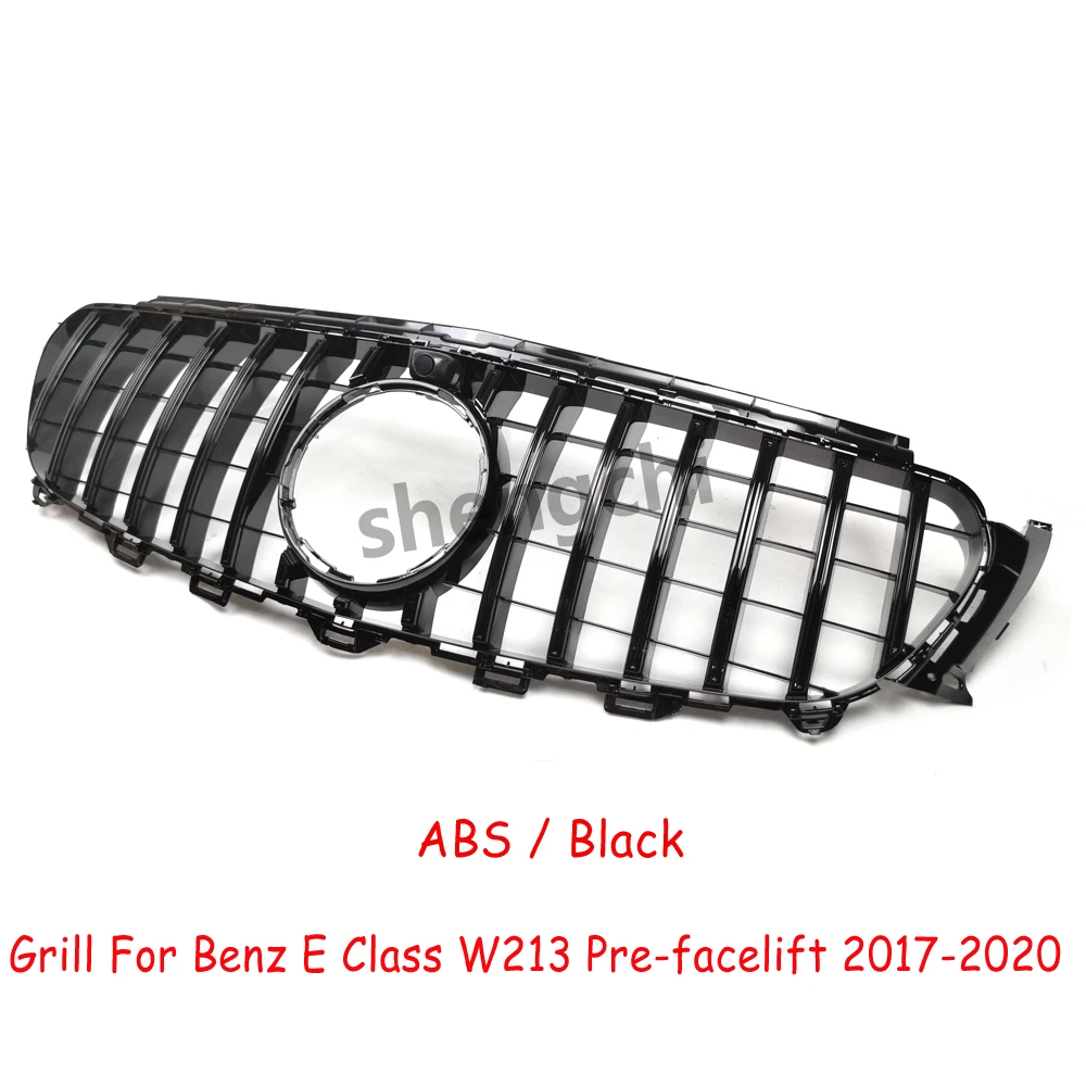 W213 W238 GT Front Grille For Mercedes Benz E Class W213 C238 Pre-facelift E200 E250 E300 E350 E400 E450 AMGE53 Grille 2017-2020