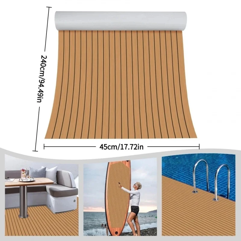 Hongyun Blueprint  Non-Slip EVA Yacht Boat Flooring 240cmx45cmx6mm(94.5''x17.72'' x0.24'')