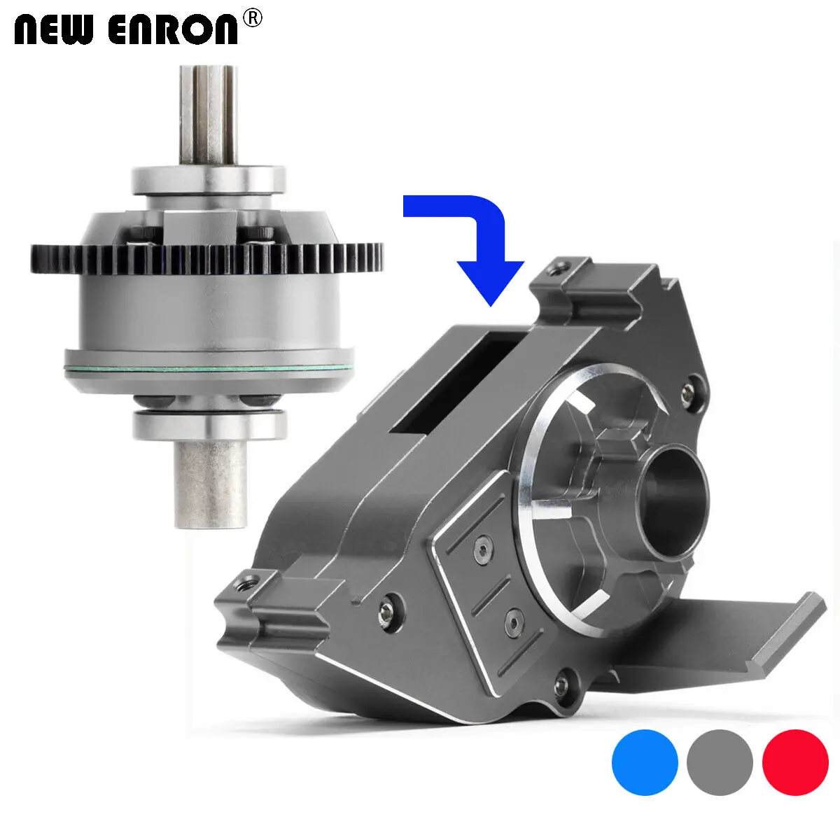 NEW ENRON CNC Alloy Center Diff Assembly Case ARA311165 ARA311169 ARA311192 for RC 1/10 KRATON SENTON 1/8 MOJAVE TYPHON ARRMA 4S