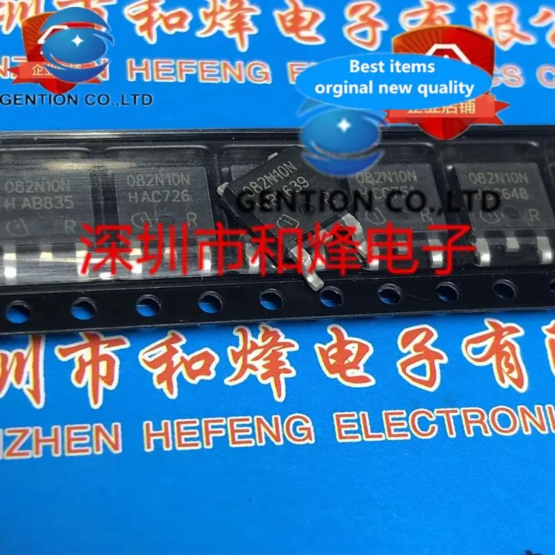 

10 шт. 082N10N IPD082N10N3G TO-252 100 В 80 А в наличии 100% новые и оригинальные