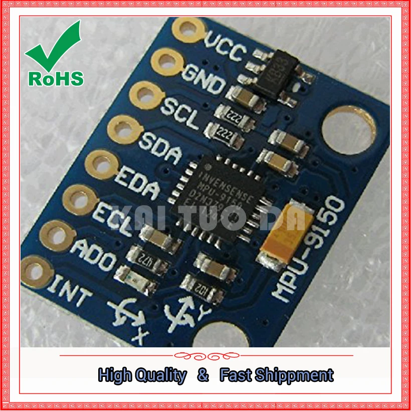 

MPU9150 GY-9150 nine-axis 9 Attitude three-axis 3 Electronic Compass Acceleration Gyroscope Module Board