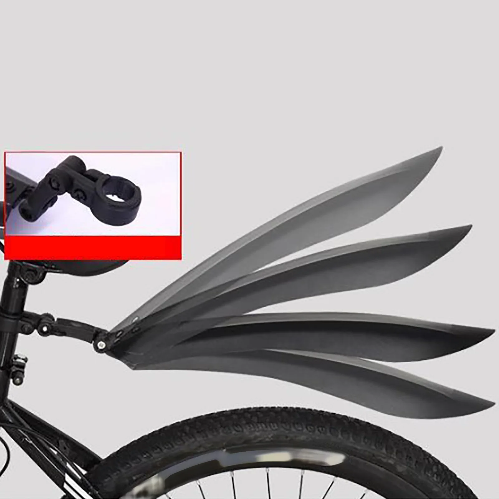 Bike Front and Rear Mudguards Orange PP Mountain Bike Mud Guards Replacement for Cycling Bike Mudguard  Bike Mudguards