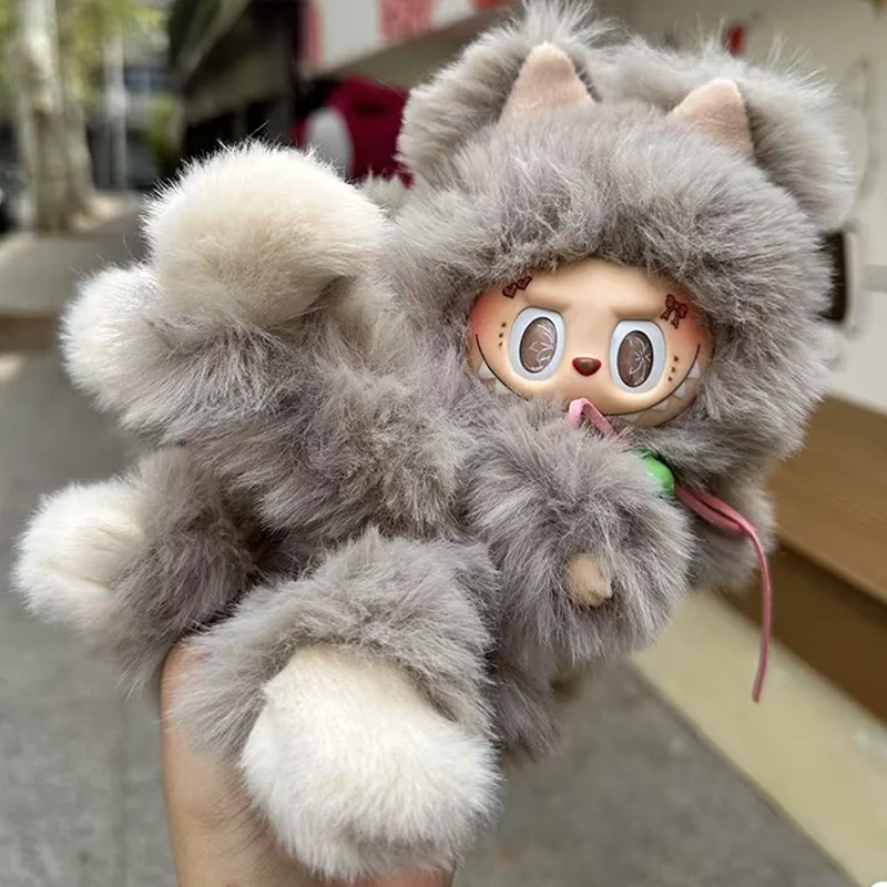 New 17cm Angel Zimomo Labubu Original Design Creative Change Doll Diy Figure Vinyl Pendant Doll Model Customized Toy