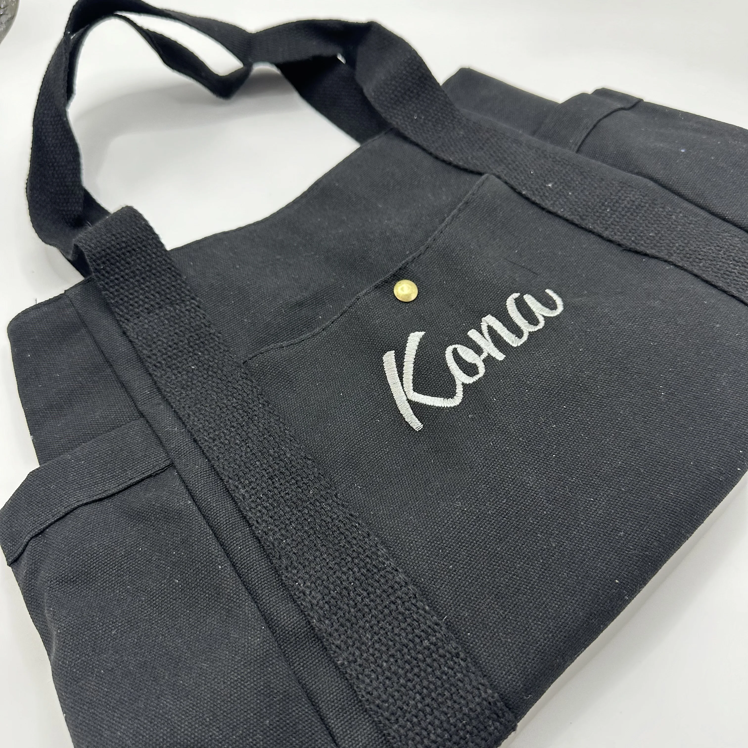 Large Capacity Canvas Tote Bag Custom Embroidered Name Tote Bag Ladies Boat Tote Bag Personalized Hen Party Bride Gift Totes