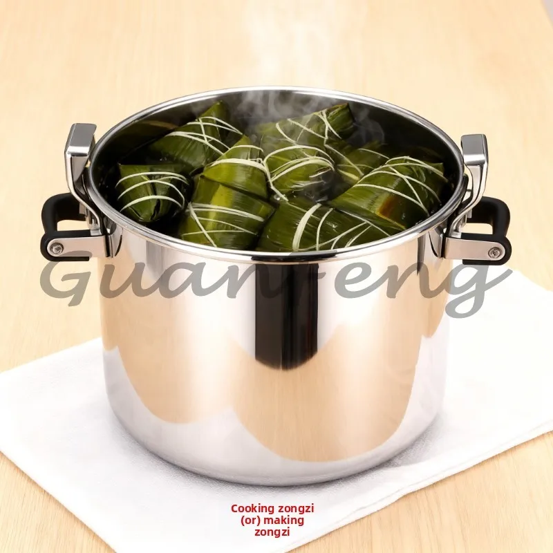 Restaurant Kitchen, Pressure Cooker, Stainless Steel Large Capacity, Pot for Catering Work