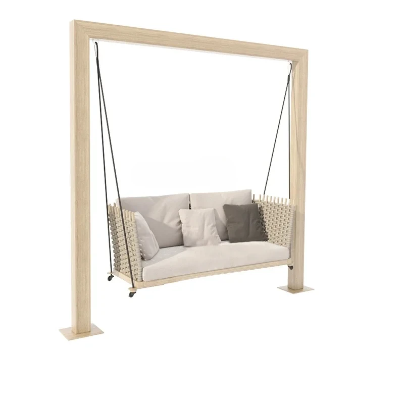 

Outdoor Balcony Hanging Chair Courtyard Garden Outdoor Swinging Household Single Double Rattan Hanging Basket Hanging Chair
