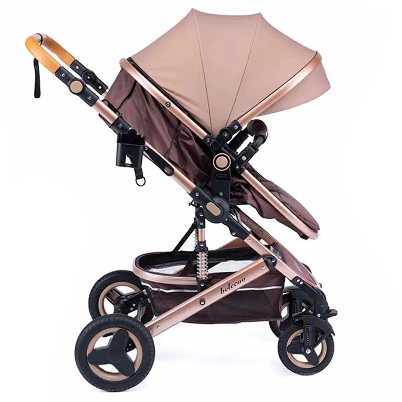 New Arrival High View Portable Baby Stroller for Newborn One Hand to Recline Pram