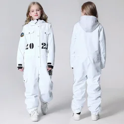 New Winter Boys Girls tute da sci One Piece bambini Warm traspirante sport all'aria aperta snowboard sci abbigliamento da neve tuta