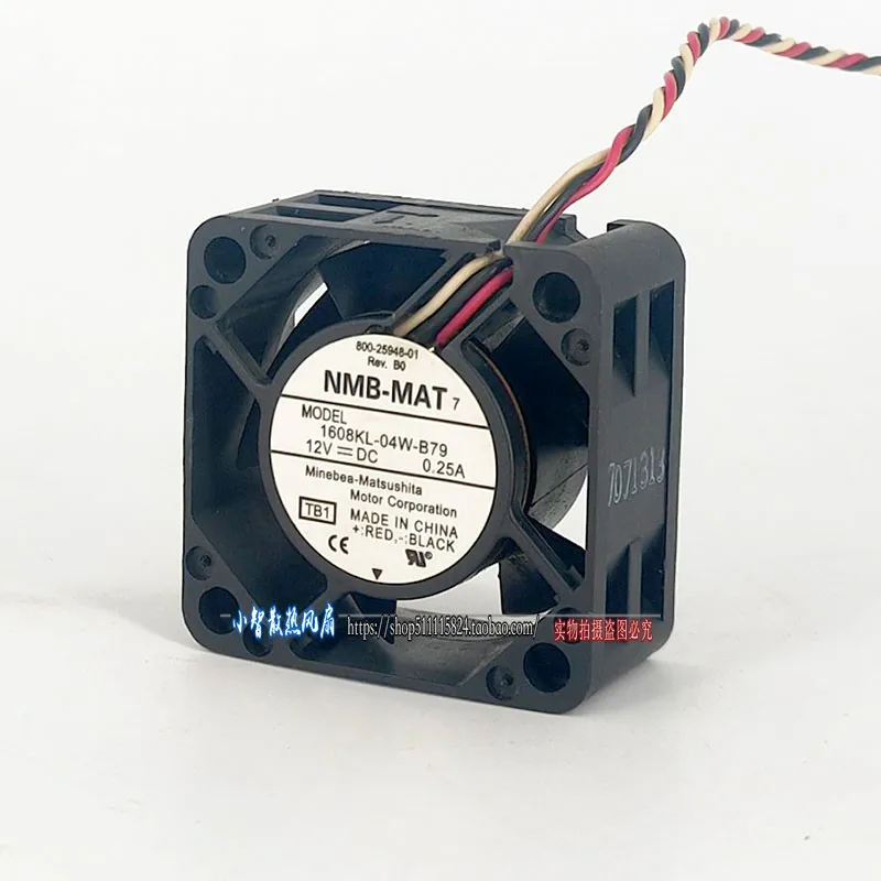 الأصلي 1608KL-04W-B79 12V 0.25A 4020 40*40*20 مللي متر جديد مروحة التبريد المبرد