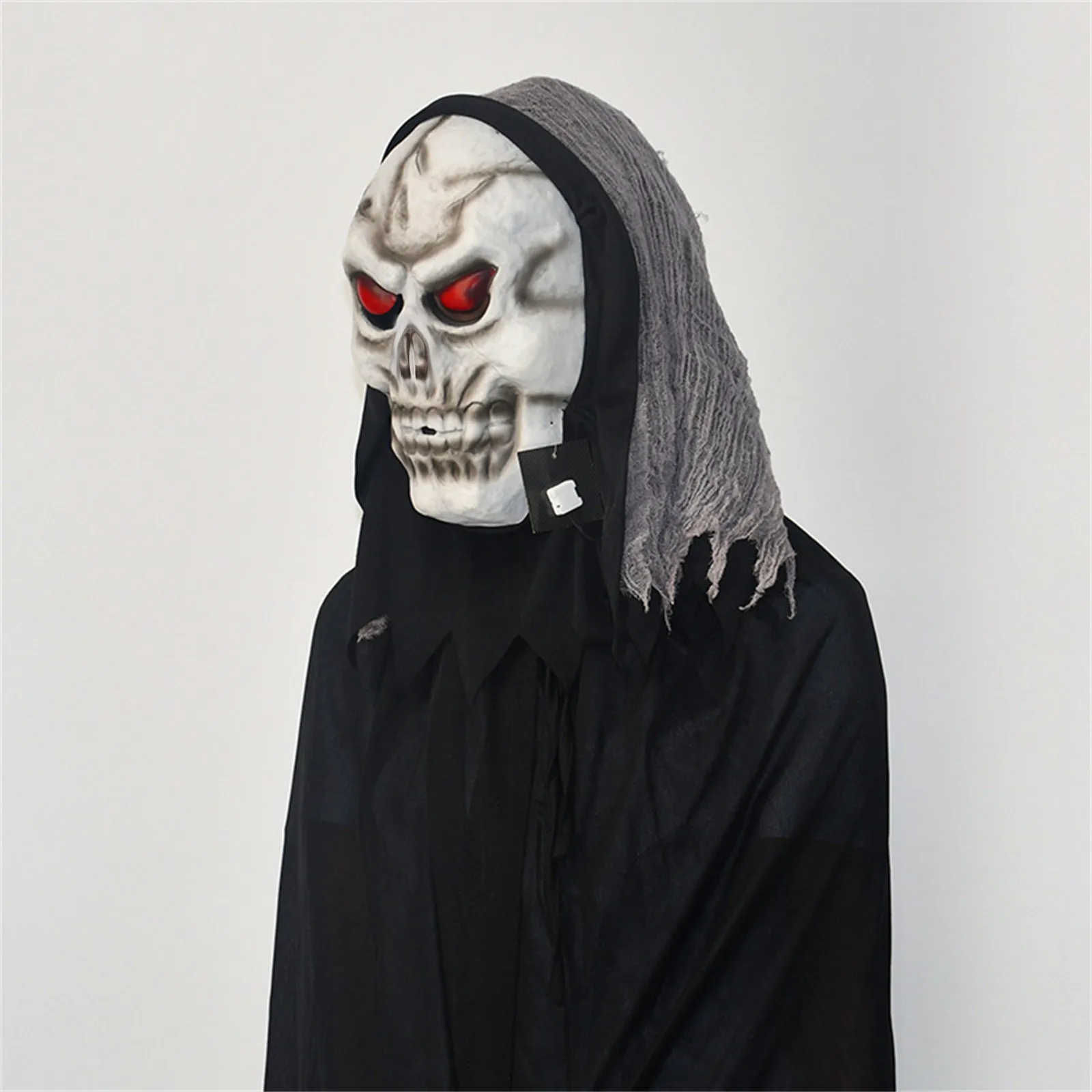 Unisex Horror Ghost Skull Mask Ghost Headgear Helmet Dress-up Cosplay Props Masquerade Halloween Party Scary Mask