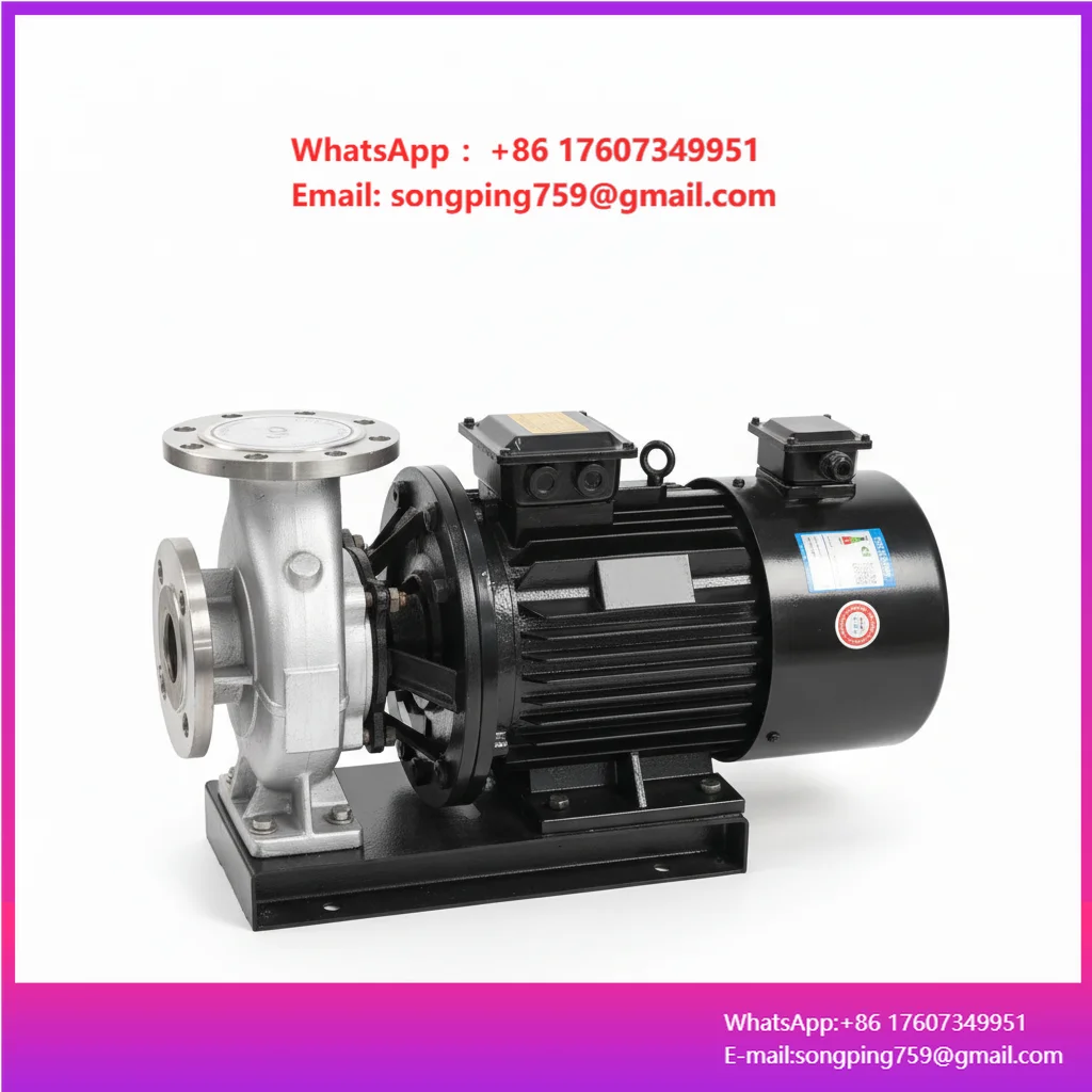 304 Monoblock Centrifugal Water Pump  MOTOR Cast Iron Pump Body for Clean Water OEM