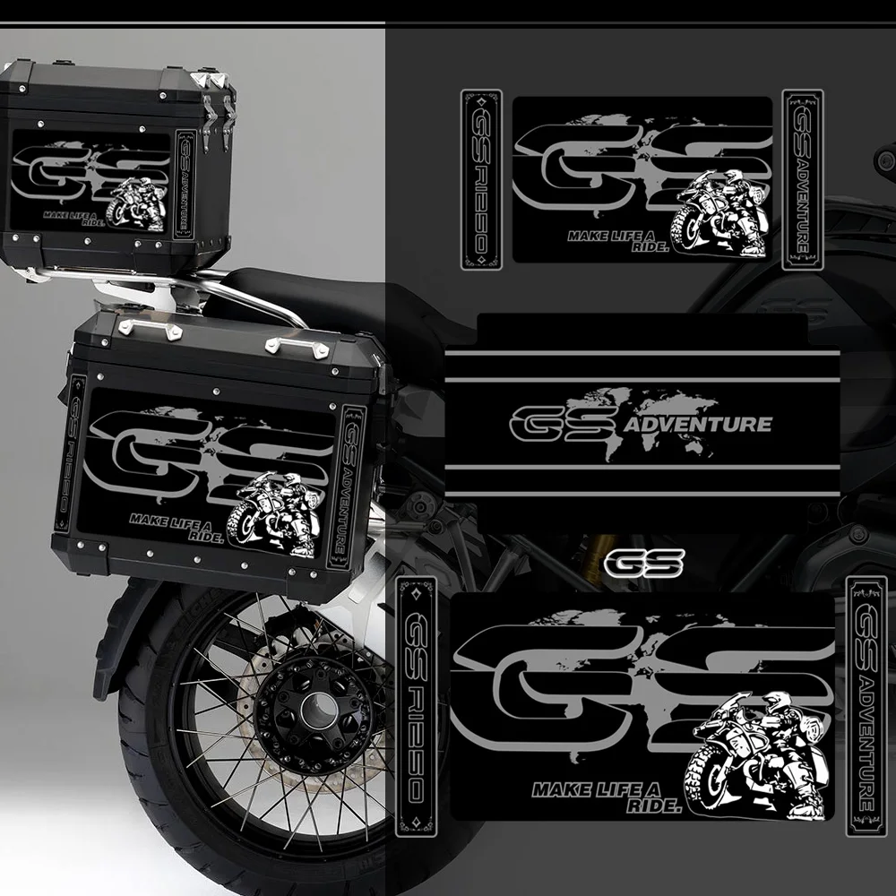 For BMW R1250GS R1250 R 1250 GS GSA 2018-21 Motorcycle Vario Case Sticker Side Boxes SuitCases Panniers Luggage Protector Decal