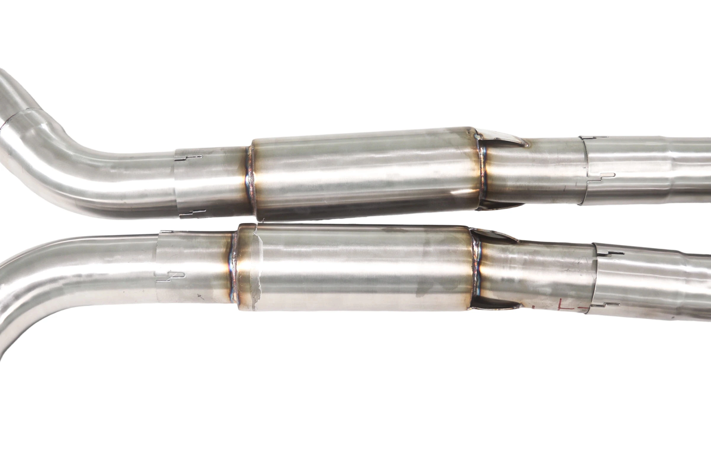 GFC/ Suitable for 2003-2010 BMW M5 E60 5.0L V10 Catback 304 stainless steel wire drawn electronic valve exhaust pipe four outlet