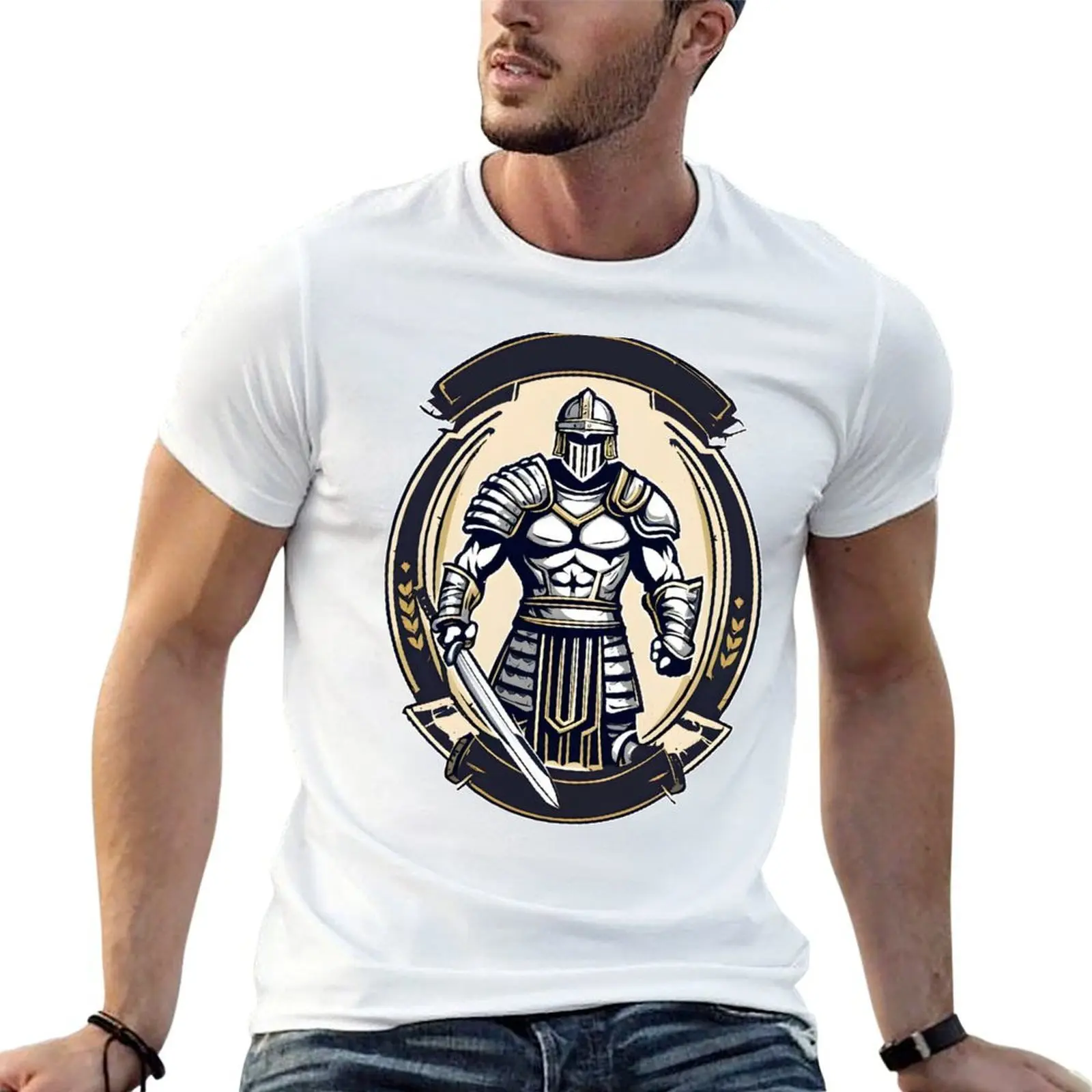 

rome-gladiator T-Shirt man t shirt cotton t shirts for man pack white man t shirts graphic T-shirt