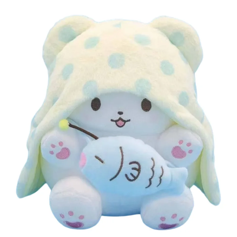 かわいい Marumofubiyori 毛布クマぬいぐるみおもちゃキティメロディーぬいぐるみ枕おもちゃぬいぐるみペンダントギフト女の子のための