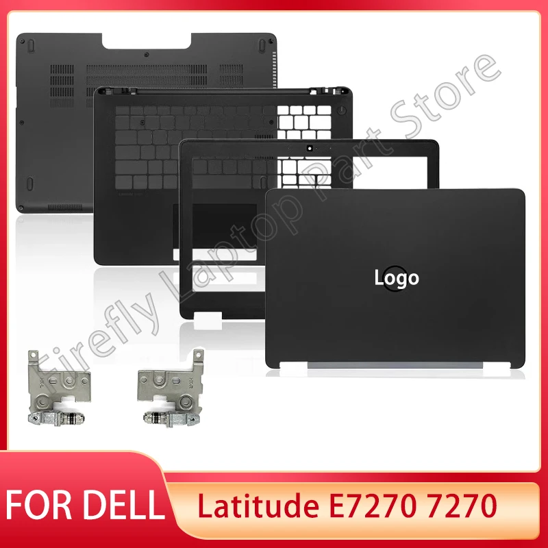 

New For Dell Latitude E7270 7270 Laptop LCD Back Cover Front Bezel Palmrest Bottom Case Hinges Hinge Cover Non Touch 0PFY8X