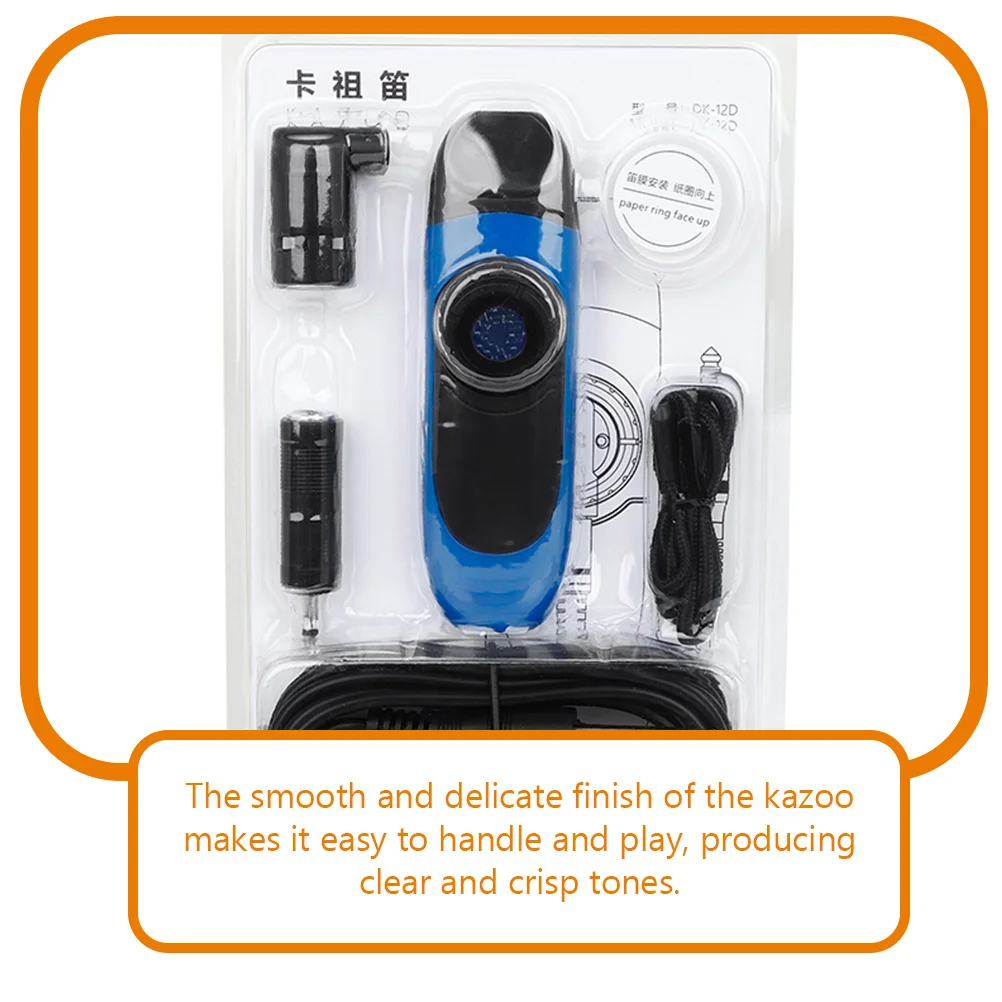 

1 Set Electric Kazoo Professional Kit Flute Diaphragms Connecting Wire Adapter For Adults Kids Beginner Musical Instrument Kazoo