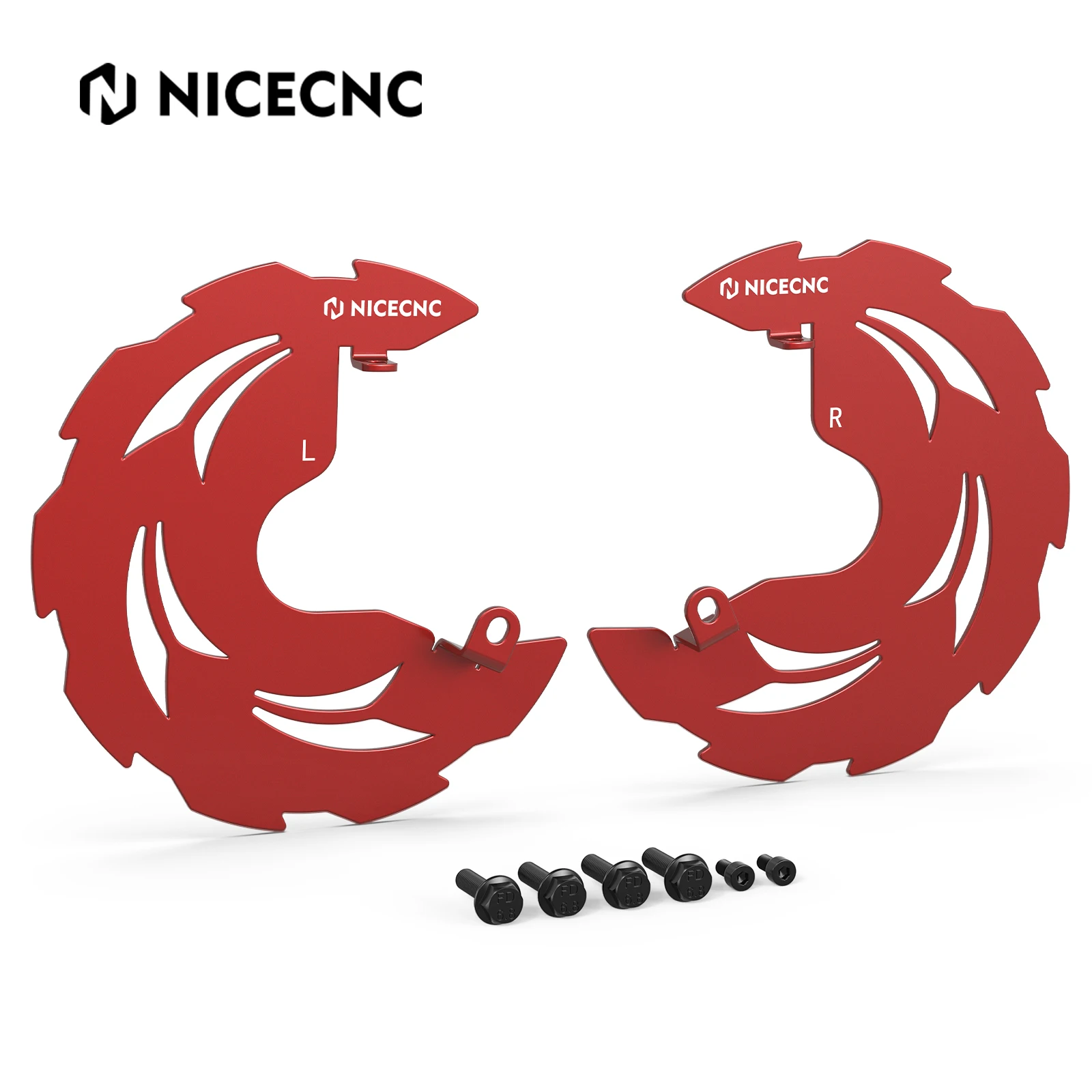 

ATV Front Brake Rotor Disc Guards For Honda TRX450R 2006-2009 TRX450ER 450ER TRX 2006-2014 Aluminum 45331-HP1-600 2007 2008 2012