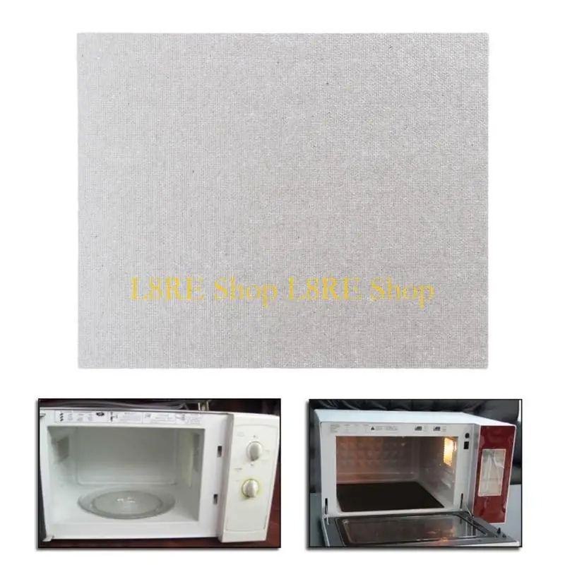 L8RE 5Pcs Mica Plate Sheets Microwave Oven Replace Part 120x150mm Universal For Midea