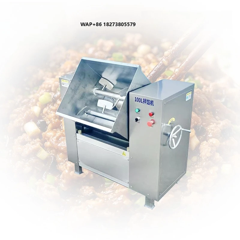 Commercial Stainless Steel Pork Meat Mix Machine Dumpling Stuffing and Vegetable Mixing Machine for Sausage Stuffing