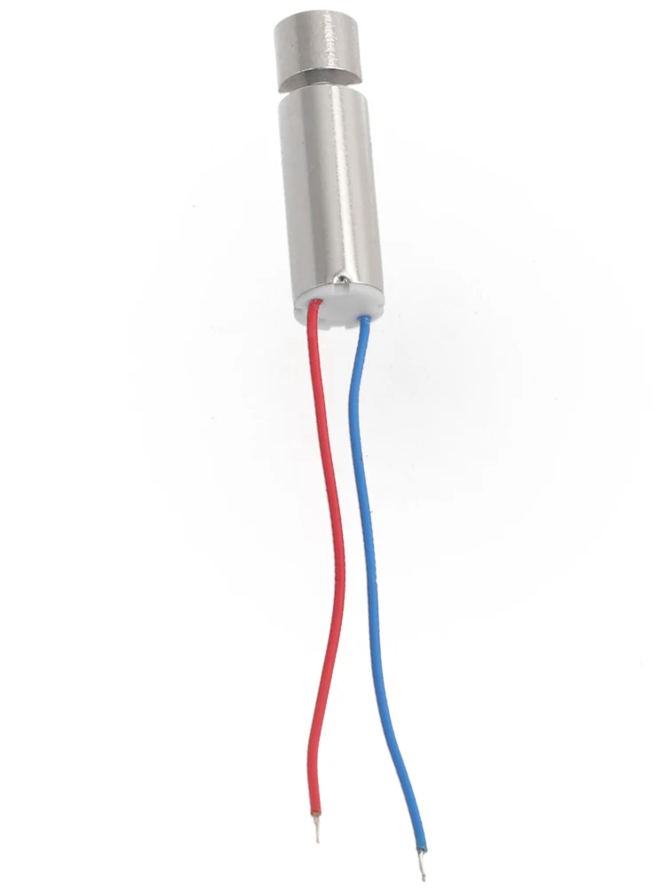 DC 1.5V-5V Motor 11000 Rpm Hollow Cup Vibration Motor Cable Length 30mm Silver Color Stable Performance Voltage Range 1.5V-5V