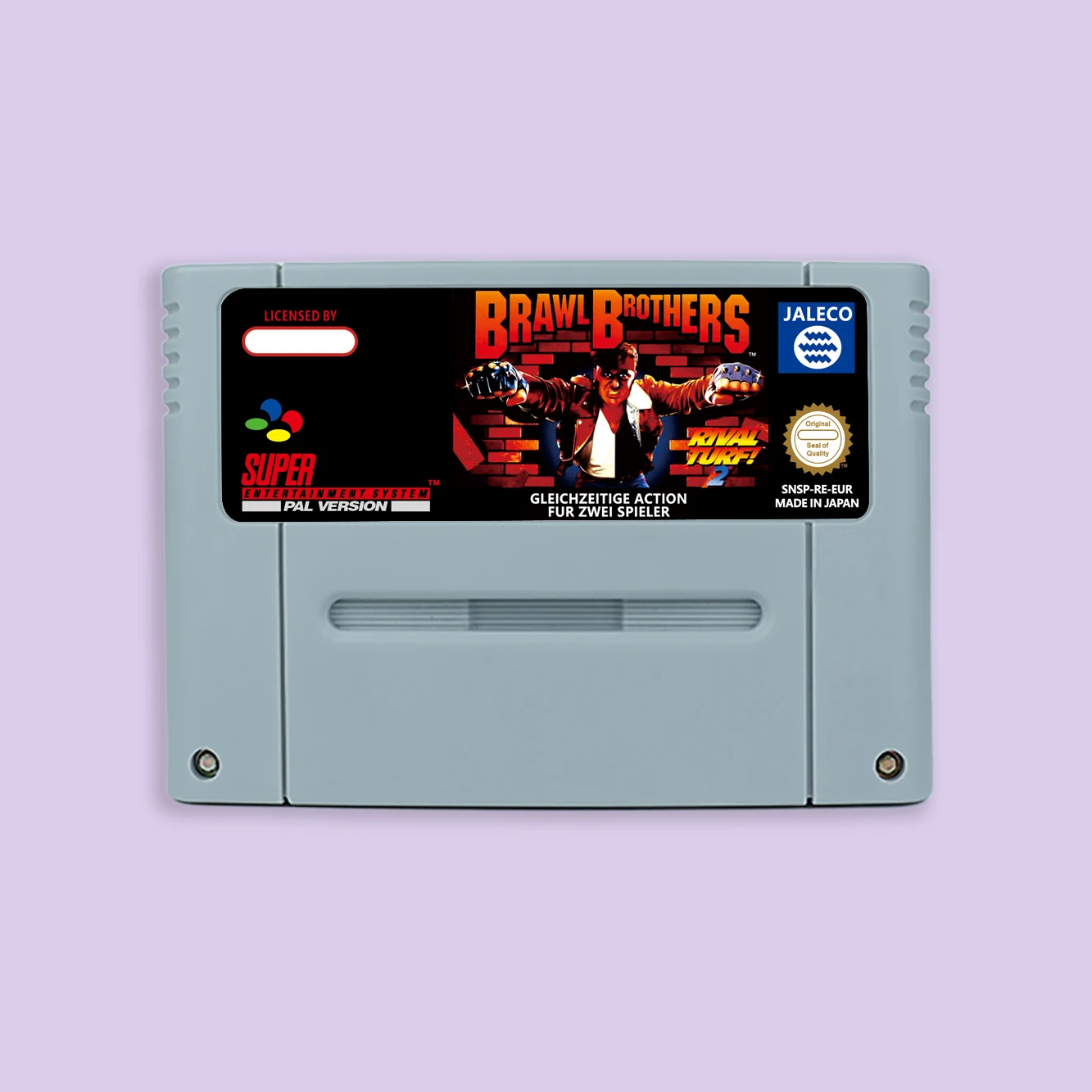 Rushing Beat Ran - Fukusei Toshi Action game for SNES 16 bit Single Card USA NTSC EUR PAL Video Game Consoles Cartridge