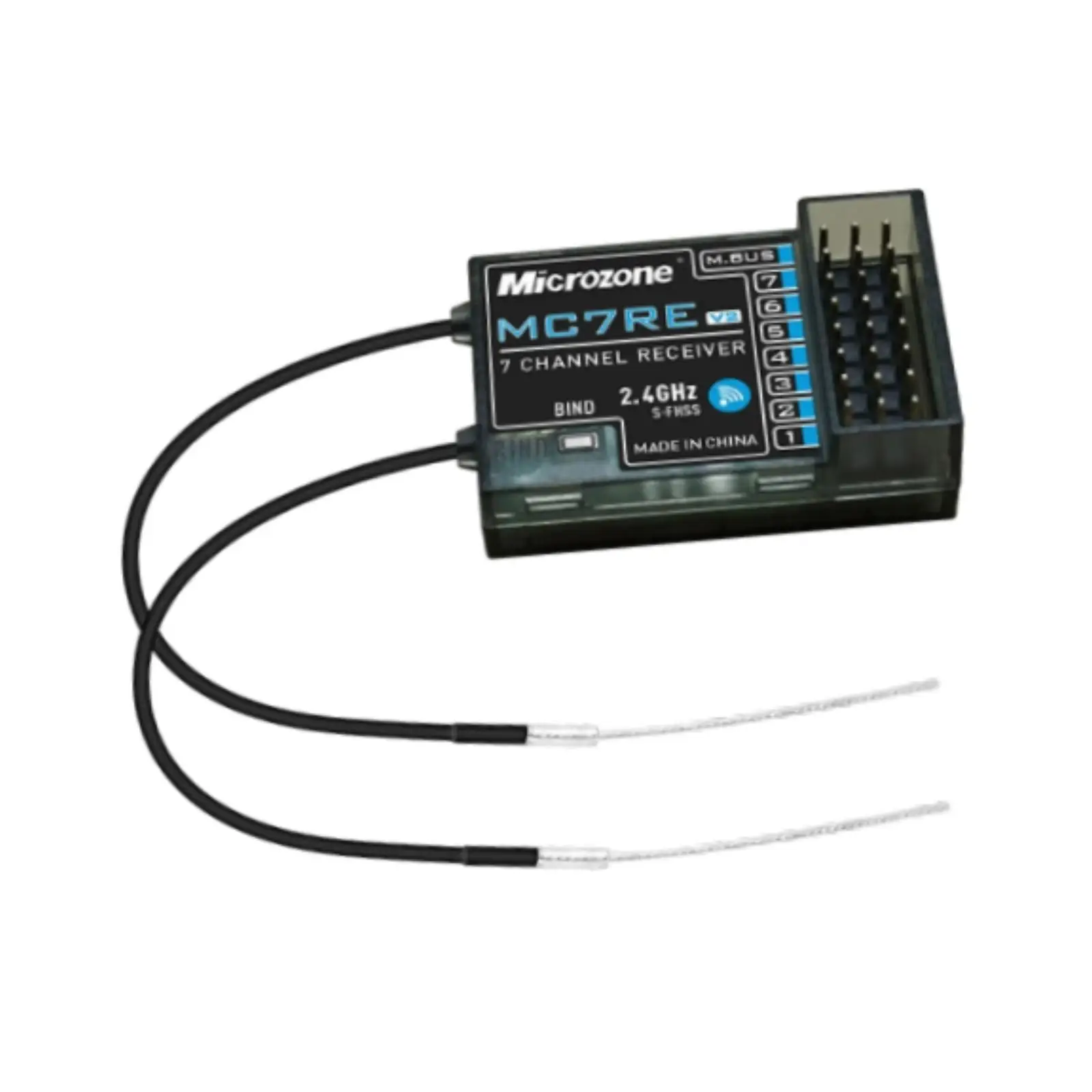 MC7RE Mini Receivers DC3.5V-7.4V Radio System 6Channel