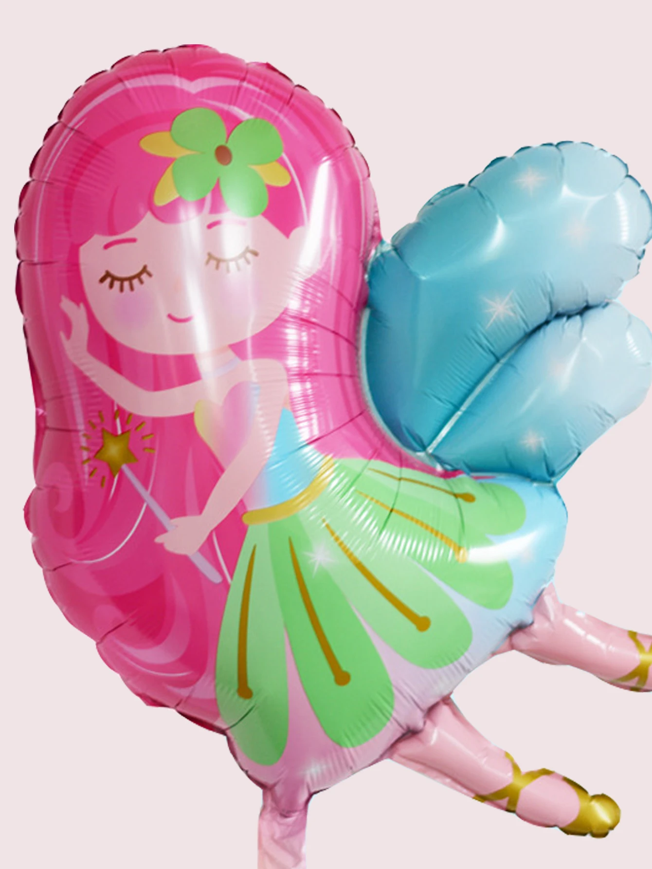 3 szt. Anioł wróżka balony foliowe z 18 cali anioł urodziny balon z helem dekoracje na imprezę urodzinową Baby Shower Girl — zdjęcie 4