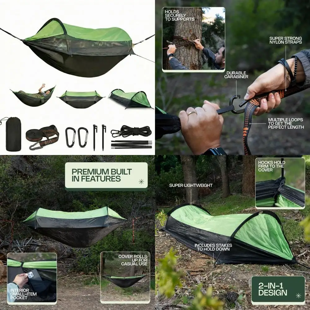 

Camping Hammock Tent - Hammock or Camping - Portable Travel Hammock - tile Camping - Accories or Camping - Hammock Tent by Alten