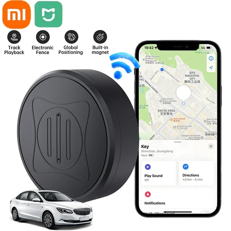 Xiaomi GPS Tracker Strong Magnetic Car Anti-Lost Device Pet Kids Bag racking For IOS  Android Smart Finder Locator Air Tag