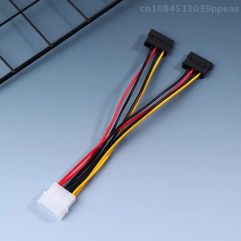 1/3/5 Pcs IDE Molex 4 Pin To 2 X SATA Power Cable Serial ATA Y Splitter Hard Driver Dual Extension Cord Adapter Connector