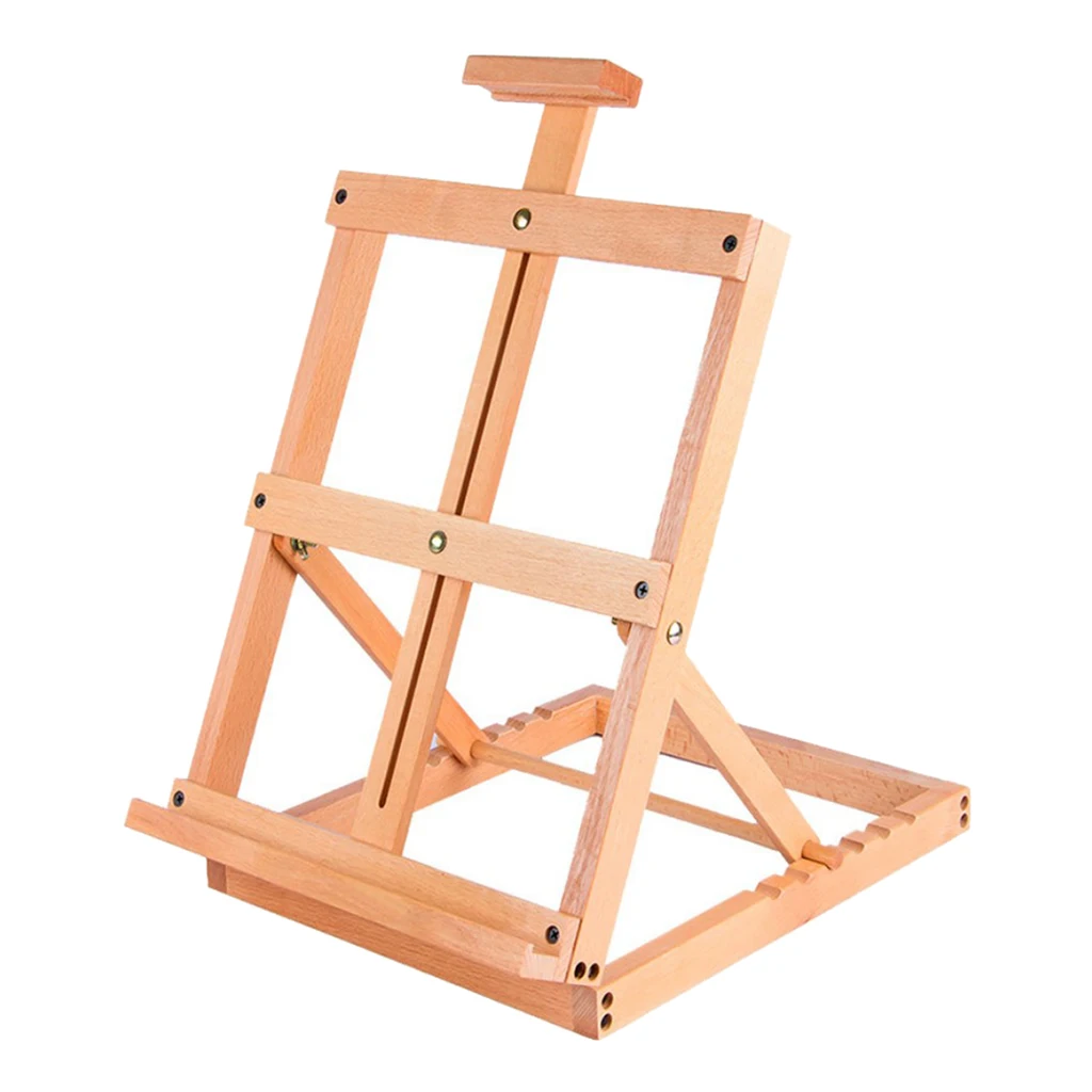 Imagem -03 - Wood Tabletop Art Easel Display Cavaletes Portáteis Ajustável Resistente Arte Suprimentos Telas para Crianças Artista Adultos Mesa