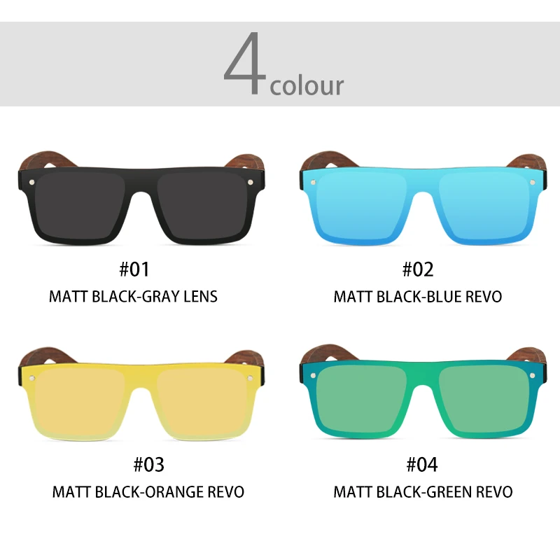 Thumbnail 3 - #81 Latest Wooden Frame Sunglasses Offers