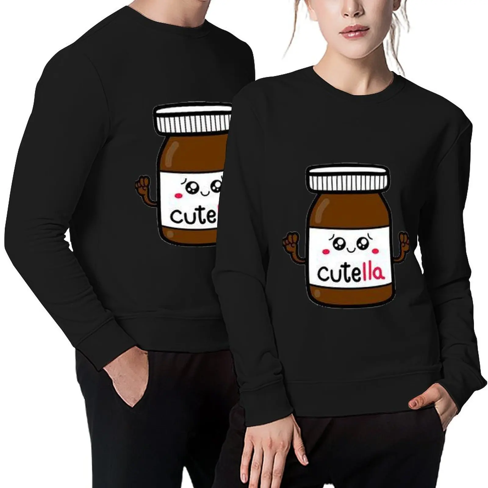 

Cutella Nutella Cutie Pullover tracksuit tracksuits autumn clothes men's winter sweater oversize sweatshirts