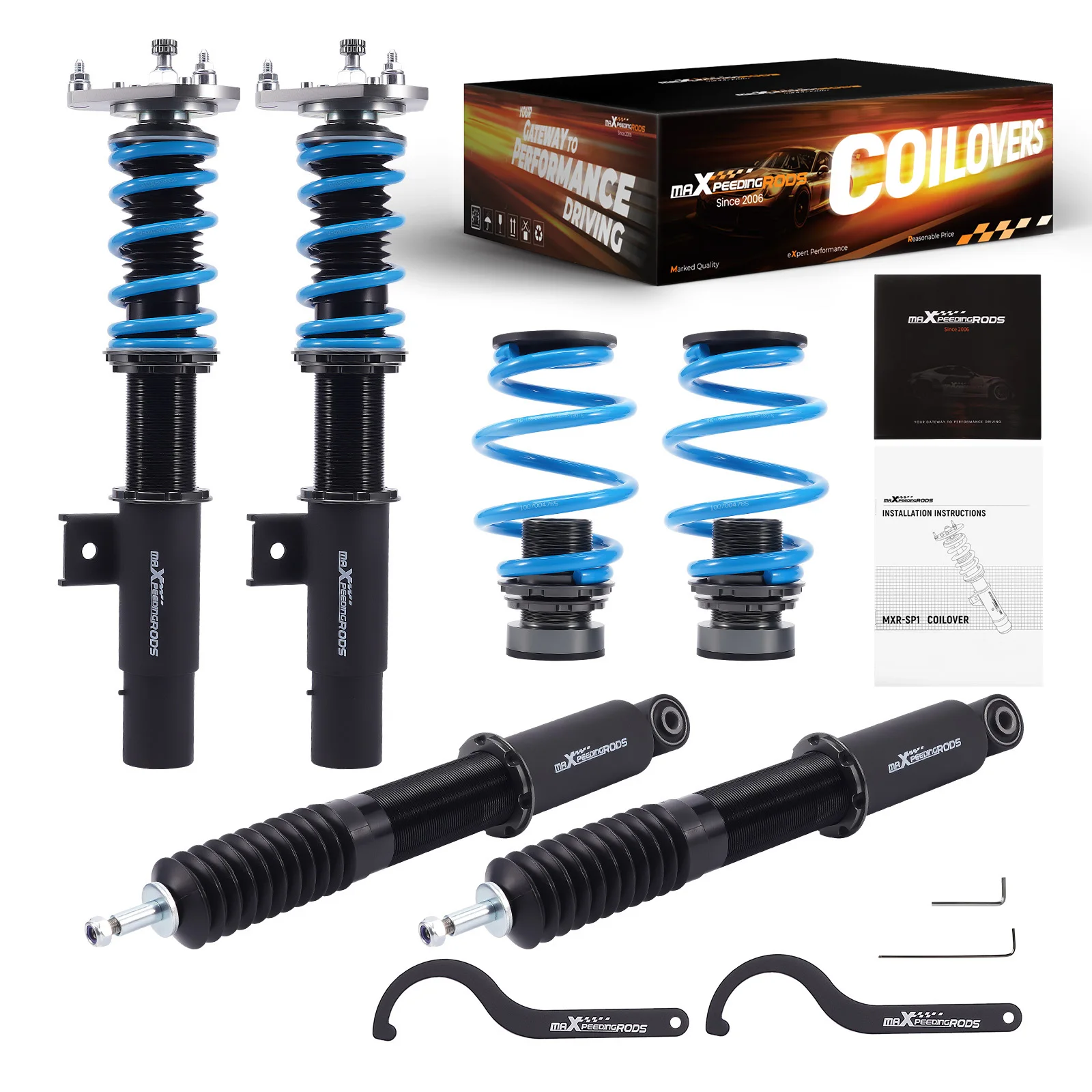 

24 Step Damper Coilovers Suspension Kit for Volkswagen Jetta Golf MK5 MK6 A5 A6 2005-2019 Daily Use