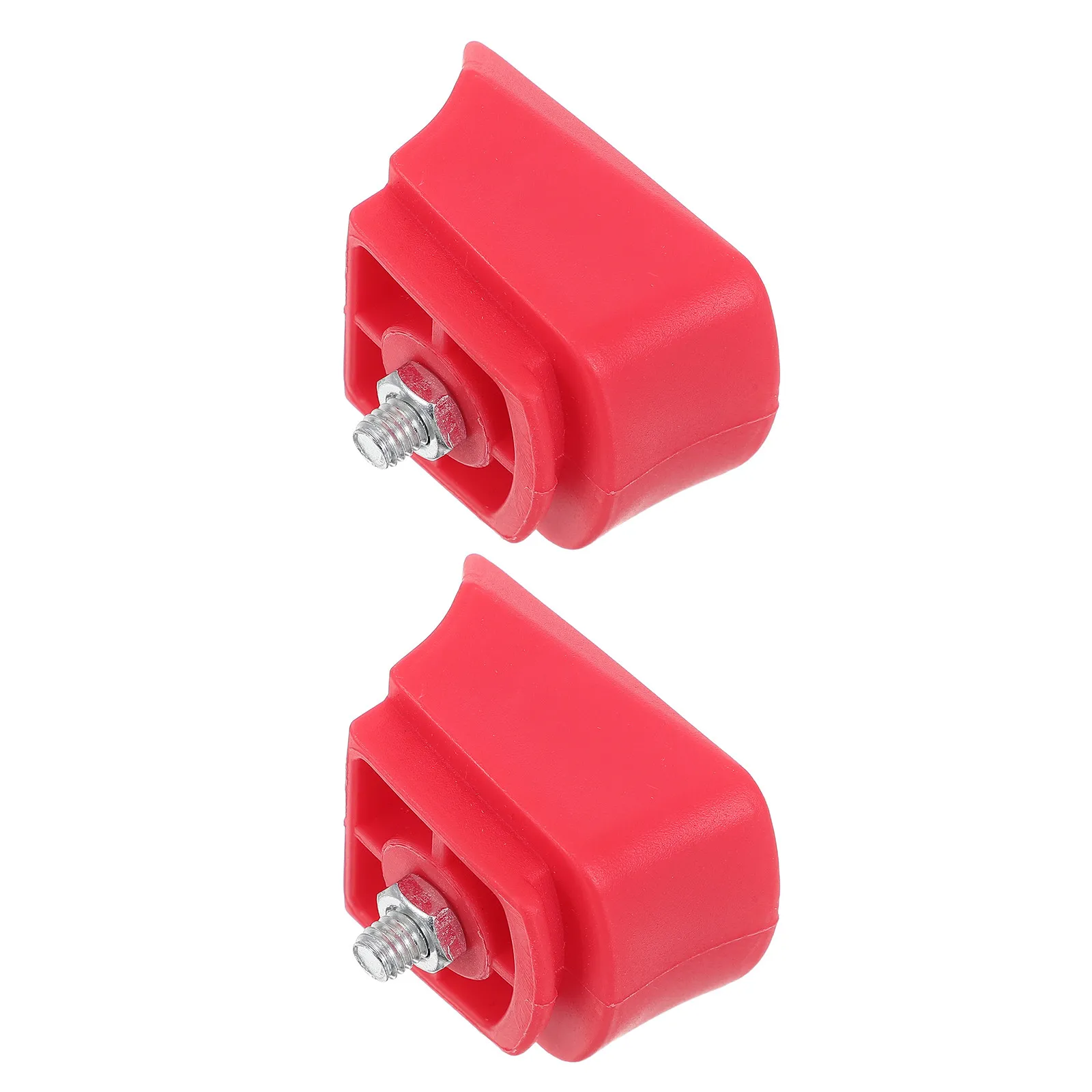 2Pcs Inline Skates Brake Replacement Red Rubber Heel Pads Roller Skates Accessories Fast Installation Skating Brake System